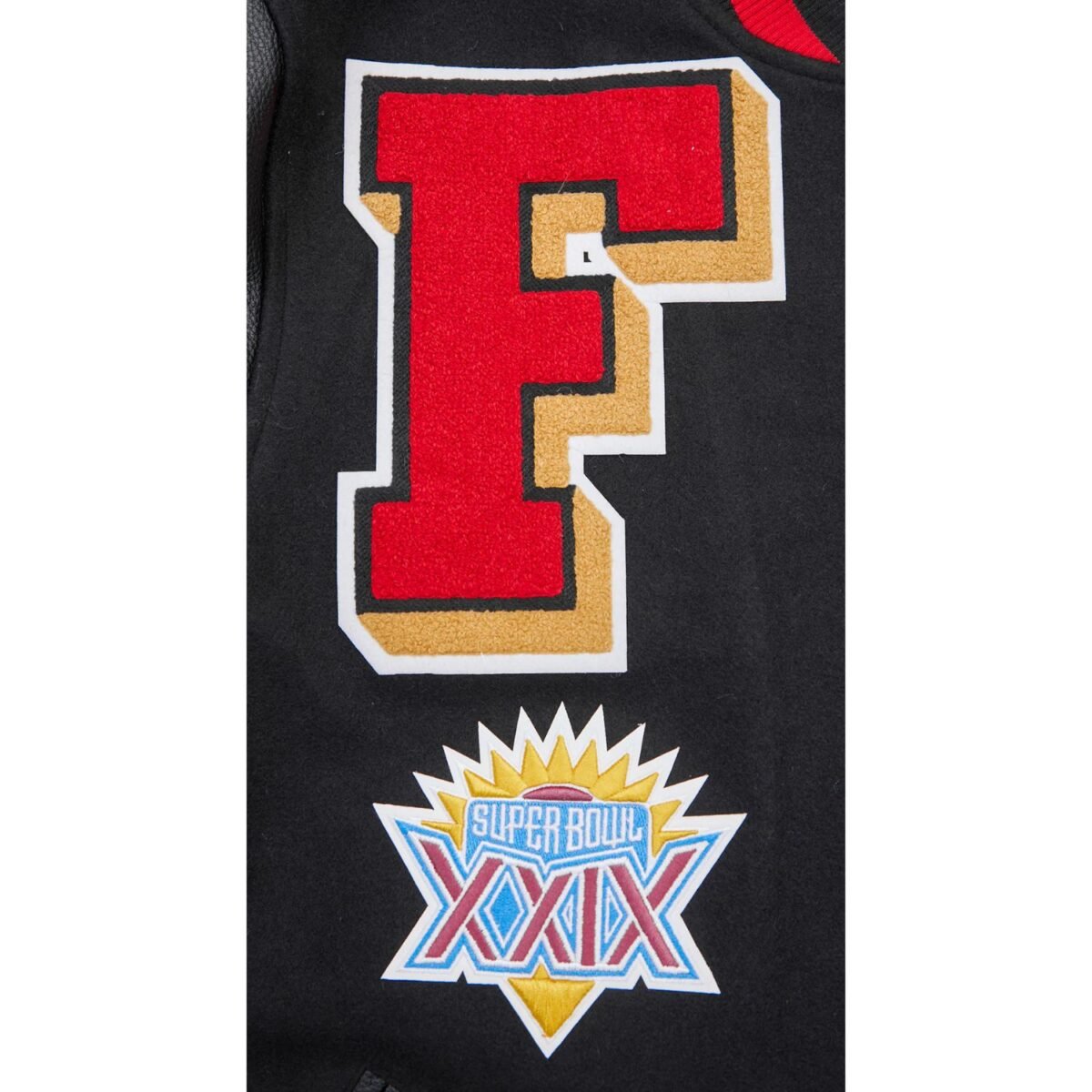 NFL San Francisco 49ers Mashup Men's Rib Wool Varsity Jacket