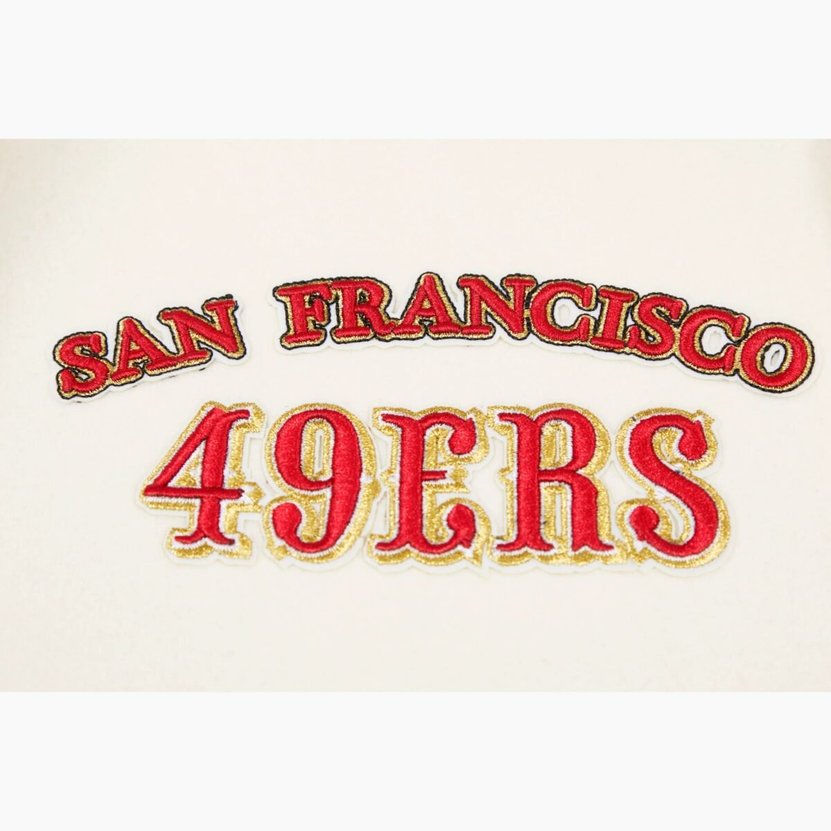 NFL San Francisco 49ers Retro Classic Men's Rib Wool Varsity Jacket