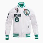 NBA Boston Celtics Retro Classic Men's Rib Satin Jacket