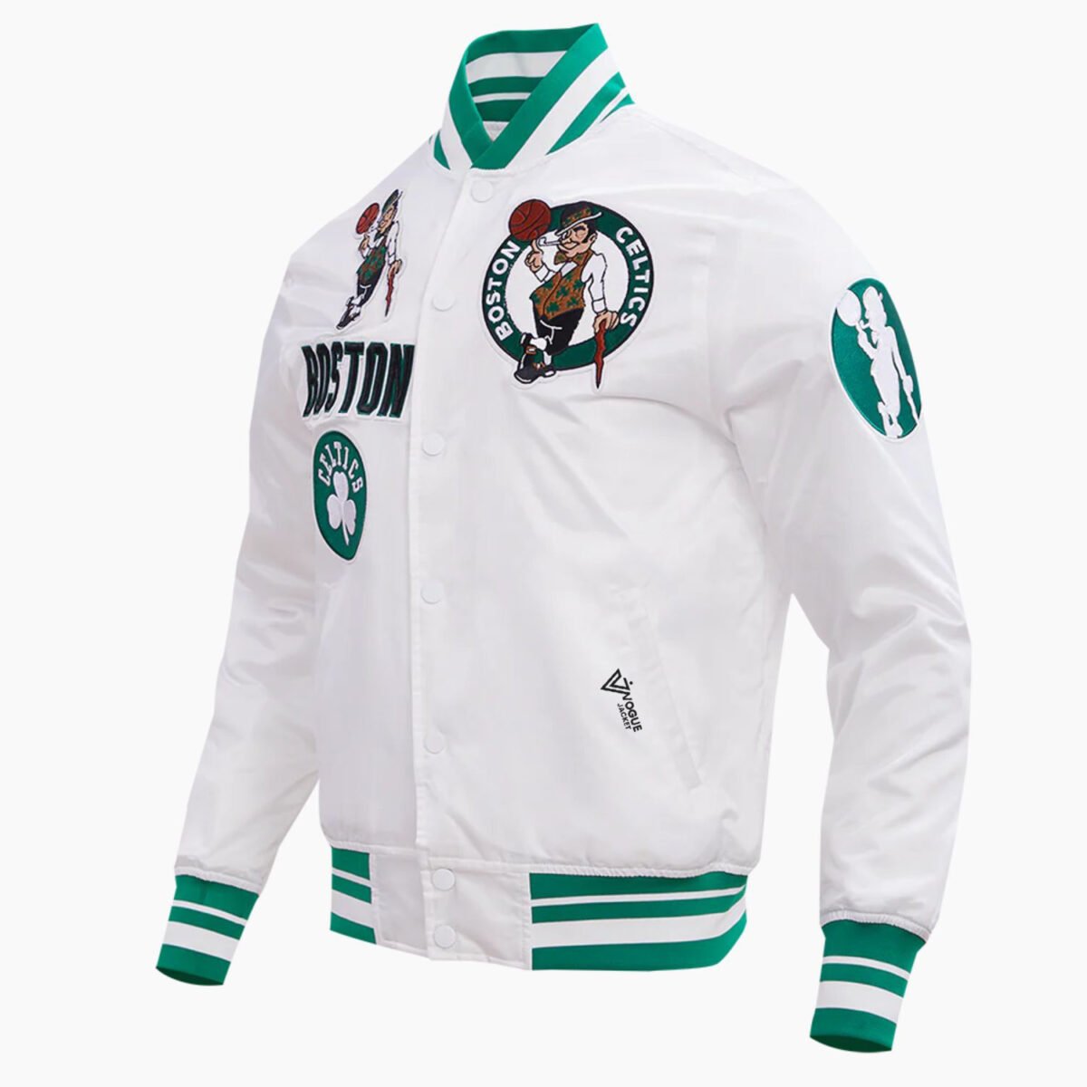 NBA Boston Celtics Retro Classic Men's Rib Satin Jacket