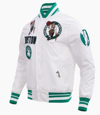 NBA Boston Celtics Retro Classic Men's Rib Satin Jacket