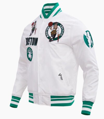 NBA Boston Celtics Retro Classic Men's Rib Satin Jacket