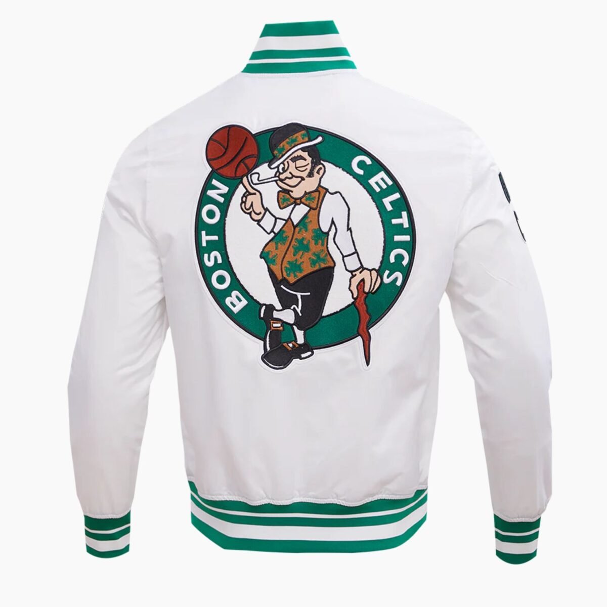 NBA Boston Celtics Retro Classic Men's Rib Satin Jacket