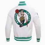 NBA Boston Celtics Retro Classic Men's Rib Satin Jacket