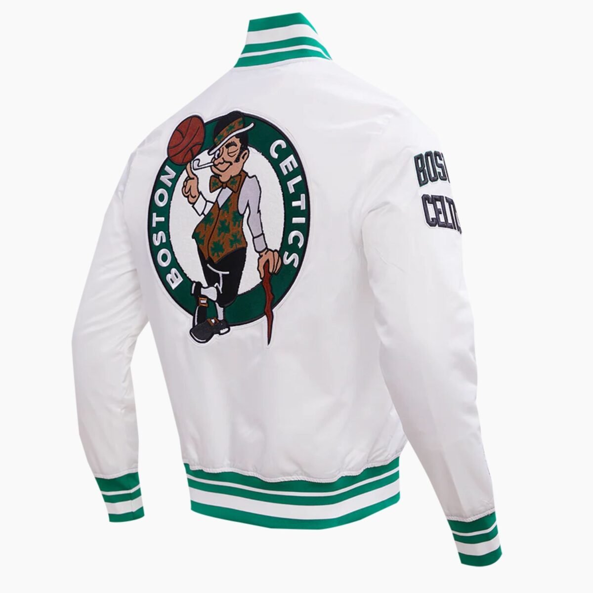 NBA Boston Celtics Retro Classic Men's Rib Satin Jacket