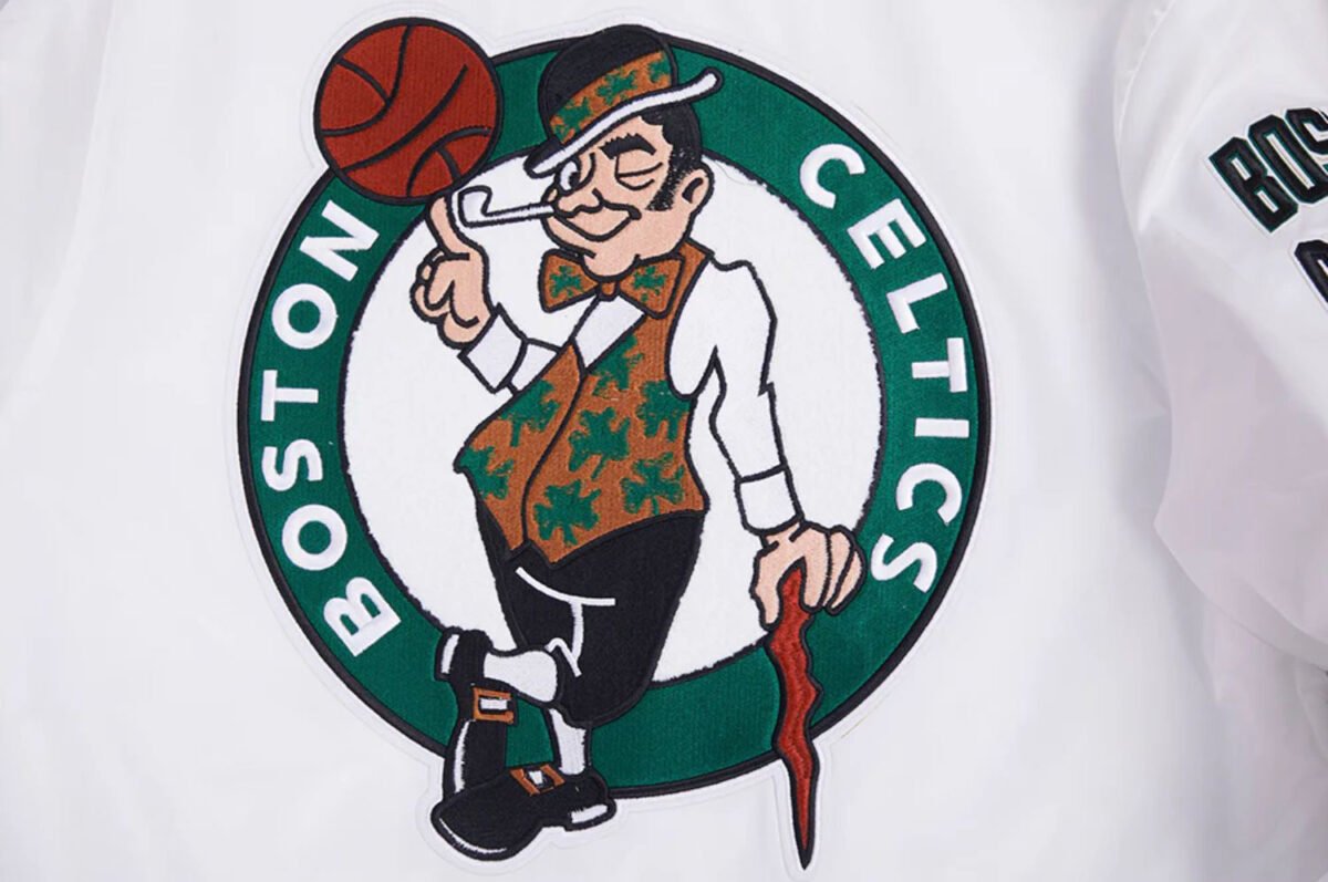NBA Boston Celtics Retro Classic Men's Rib Satin Jacket