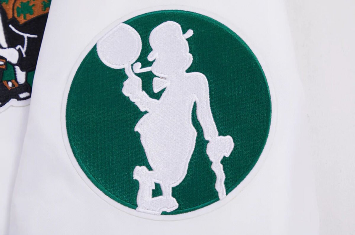 NBA Boston Celtics Retro Classic Men's Rib Satin Jacket