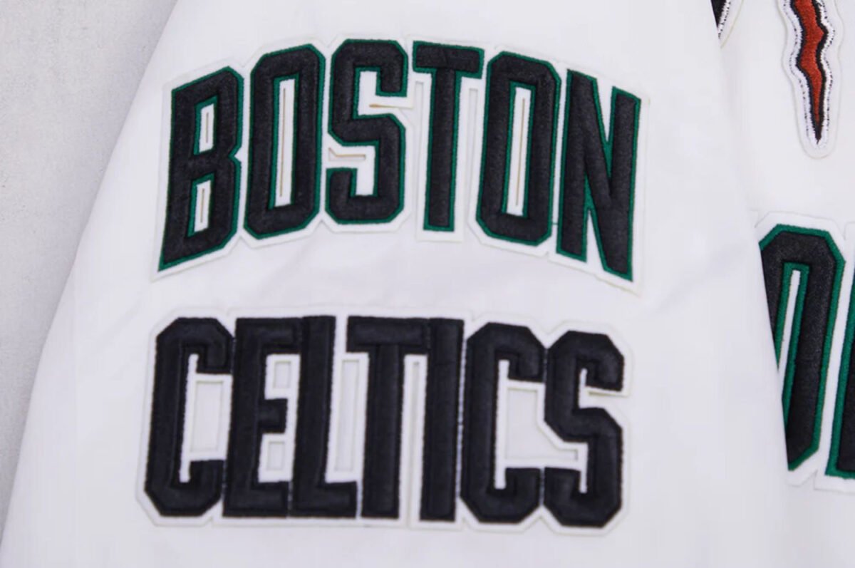 NBA Boston Celtics Retro Classic Men's Rib Satin Jacket