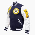 NBA Indiana Pacers Mashup Men's Rib Wool Varsity Jacket