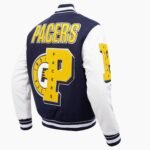 NBA Indiana Pacers Mashup Men's Rib Wool Varsity Jacket