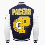 NBA Indiana Pacers Mashup Men's Rib Wool Varsity Jacket