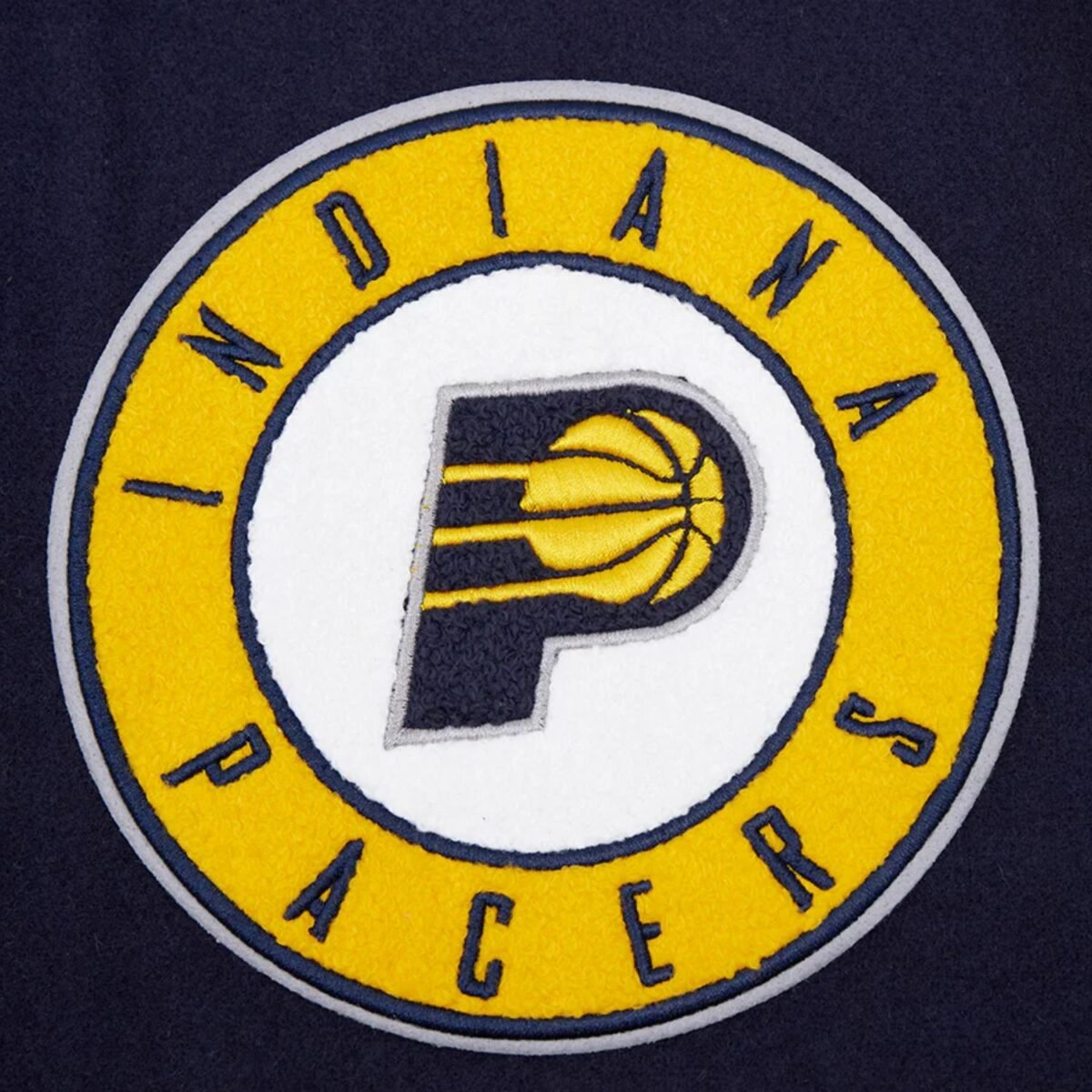 NBA Indiana Pacers Mashup Men's Rib Wool Varsity Jacket