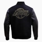 NBA Los Angeles Lakers Black & Gold Men's Wool Varsity Jacket