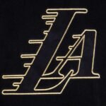 NBA Los Angeles Lakers Black & Gold Men's Wool Varsity Jacket