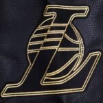 NBA Los Angeles Lakers Black & Gold Men's Wool Varsity Jacket