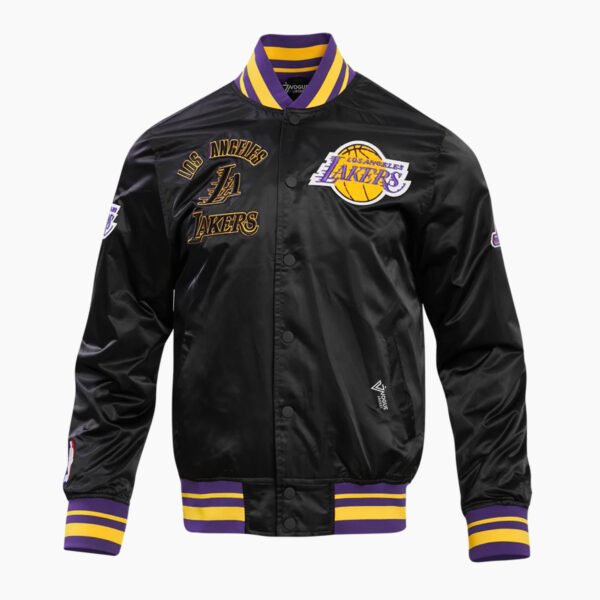 NBA Los Angeles Lakers Retro Classic Men's Rib Satin Jacket
