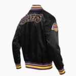 NBA Los Angeles Lakers Retro Classic Men's Rib Satin Jacket