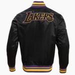NBA Los Angeles Lakers Retro Classic Men's Rib Satin Jacket
