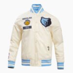 NBA Memphis Grizzlies Retro Classic Men's Rib Satin Jacket
