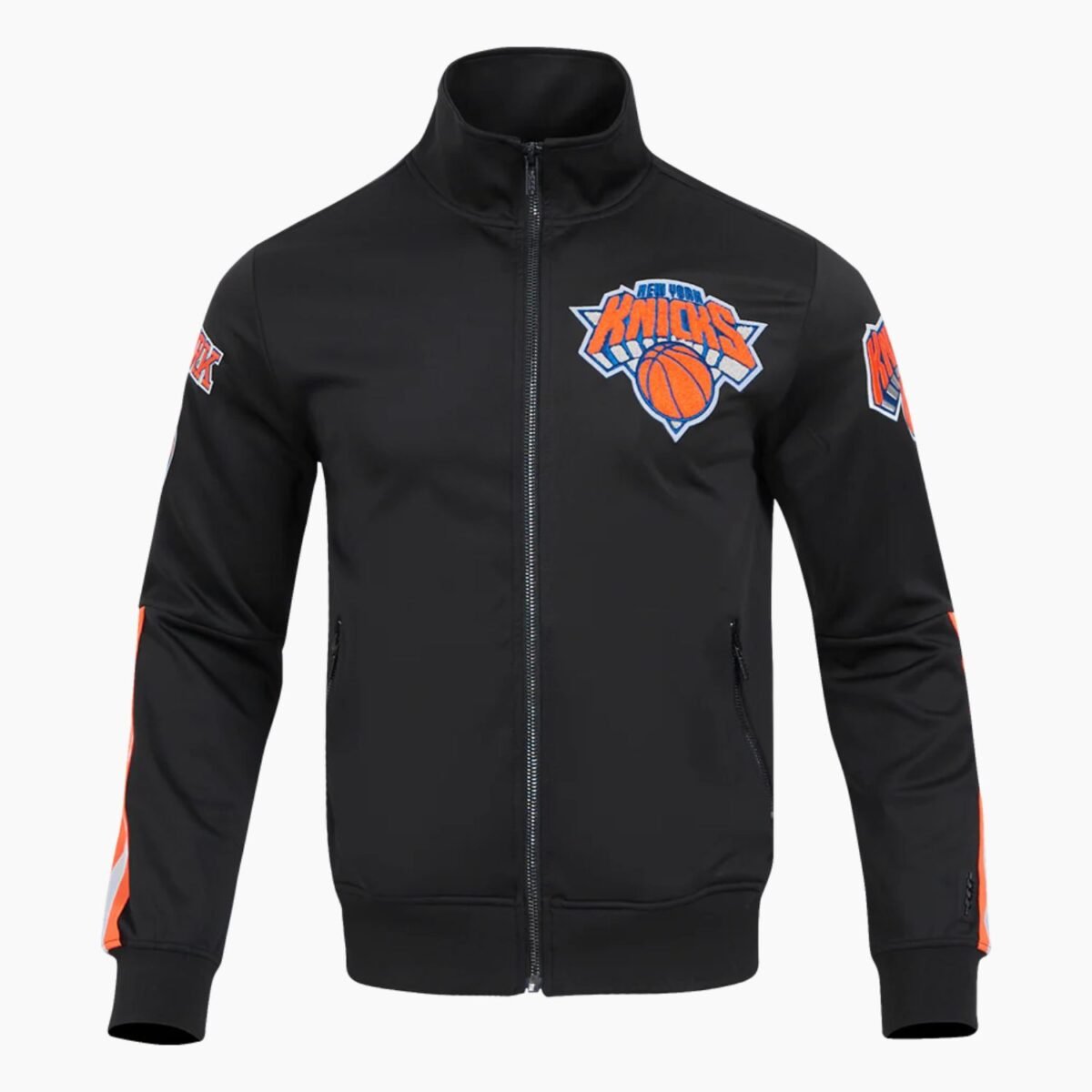 NBA New York Knicks Classic Men's Double Knit Track Jacket NBA New York Knicks Classic Men's Double Knit Track Jacket