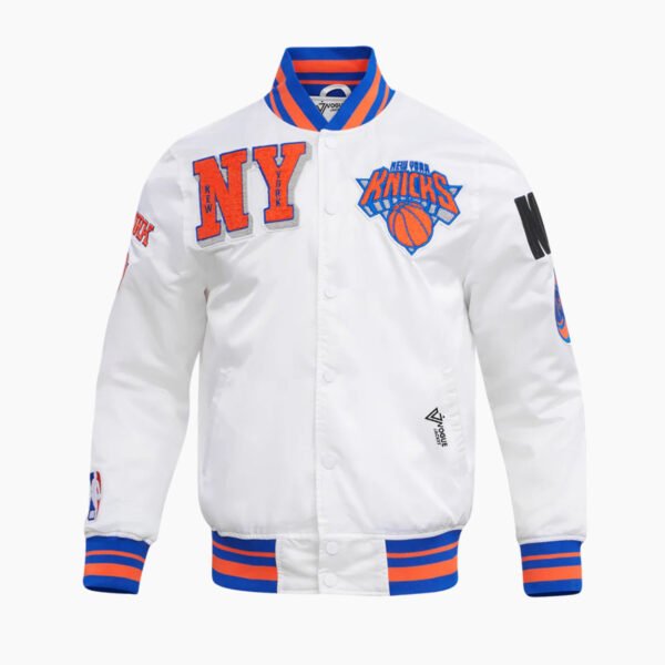 NBA New York Knicks Mashup Men's Rib Satin Jacket