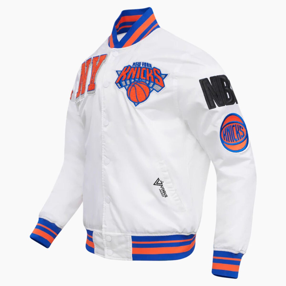 NBA New York Knicks Mashup Men's Rib Satin Jacket