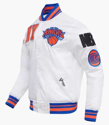 NBA New York Knicks Mashup Men's Rib Satin Jacket