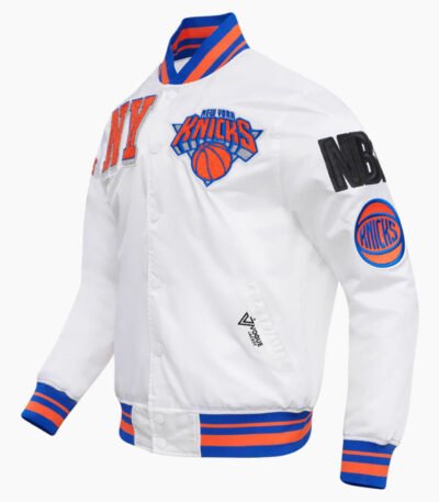 NBA New York Knicks Mashup Men's Rib Satin Jacket