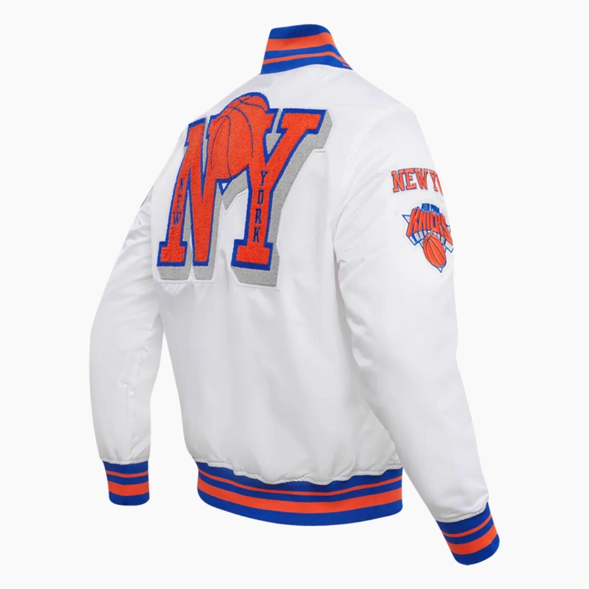 NBA New York Knicks Mashup Men's Rib Satin Jacket
