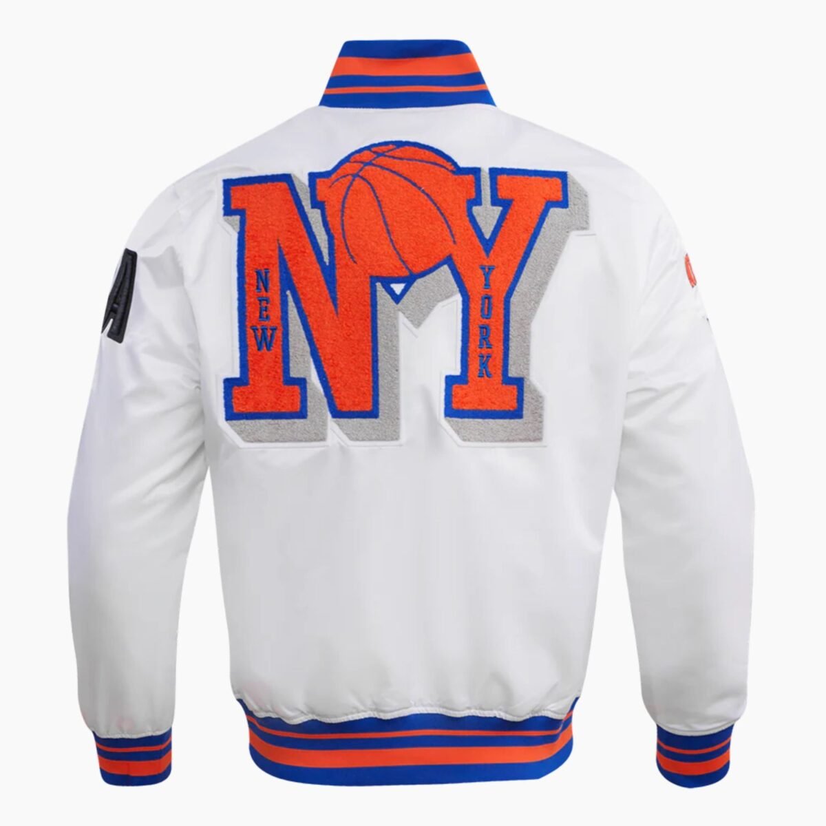NBA New York Knicks Mashup Men's Rib Satin Jacket