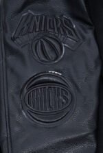 NBA New York Knicks Triple Black Men's Varsity Jacket