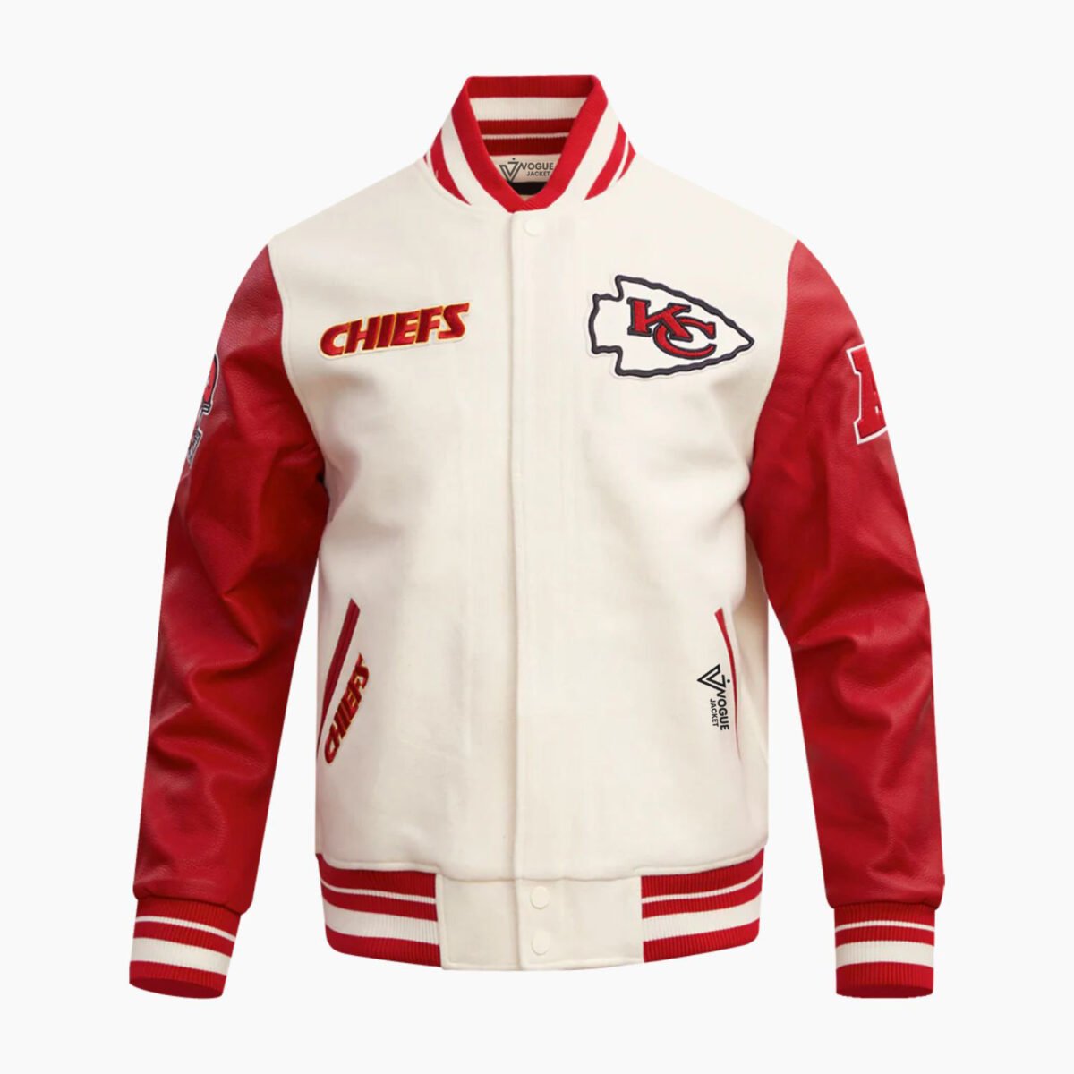 NFL Kansas City Chiefs Retro Classic Men's Rib Wool Varsity Jacket