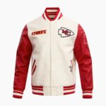 NFL Kansas City Chiefs Retro Classic Men's Rib Wool Varsity Jacket