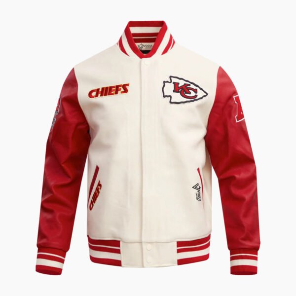NFL Kansas City Chiefs Retro Classic Men's Rib Wool Varsity Jacket