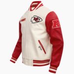 NFL Kansas City Chiefs Retro Classic Men's Rib Wool Varsity Jacket