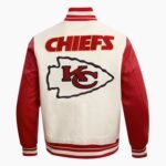 NFL Kansas City Chiefs Retro Classic Men's Rib Wool Varsity Jacket
