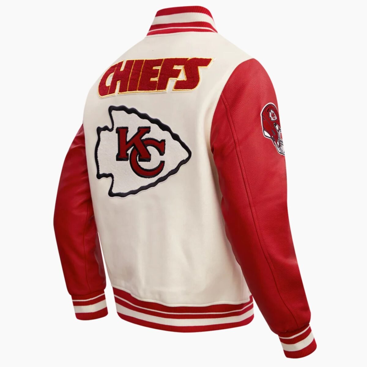 NFL Kansas City Chiefs Retro Classic Men's Rib Wool Varsity Jacket