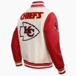 NFL Kansas City Chiefs Retro Classic Men's Rib Wool Varsity Jacket