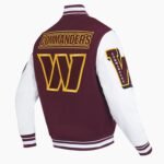 NFL Washington Commanders Mashup Men's Rib Wool Varsity Jacket