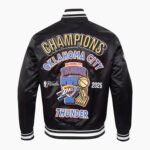 Oklahoma City Thunder NBA Finals 2025 Men's Rib Satin Jacket