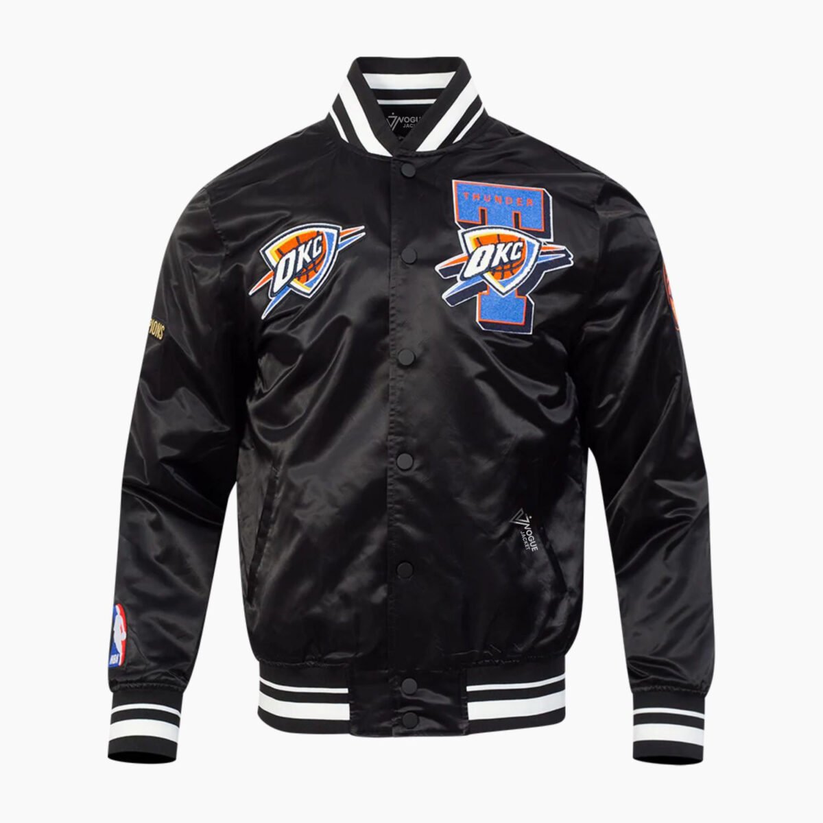 Oklahoma City Thunder NBA Finals 2025 Men's Rib Satin Jacket