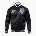 Oklahoma City Thunder NBA Finals 2025 Men's Rib Satin Jacket