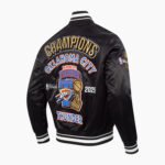 Oklahoma City Thunder NBA Finals 2025 Men's Rib Satin Jacket