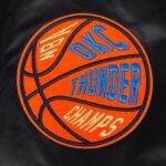 Oklahoma City Thunder NBA Finals 2025 Men's Rib Satin Jacket