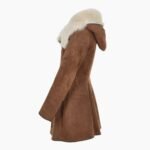 Hooded Brown Toscana Coat