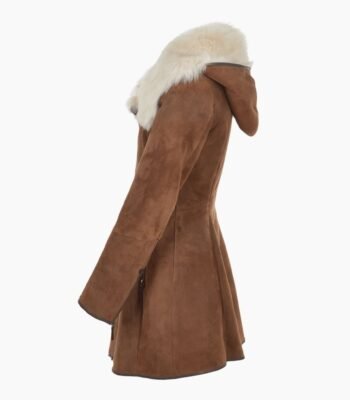 Hooded Brown Toscana Coat
