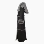 Long Length Sheepskin Coat Black
