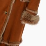 Long Length Sheepskin Coat Tan
