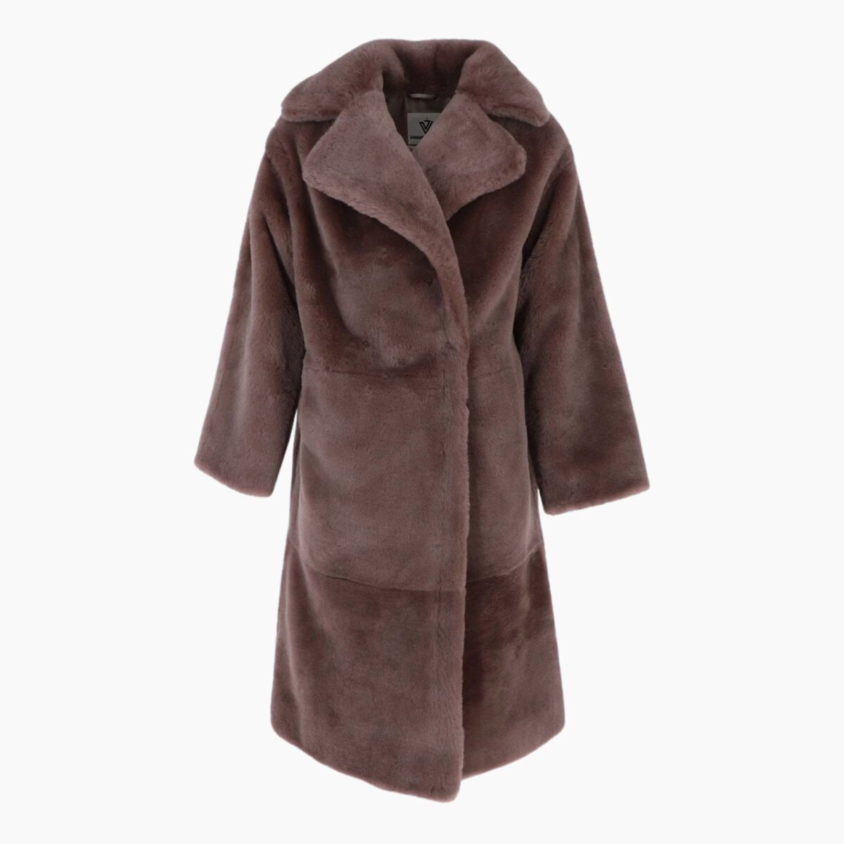Long Sheepskin Overcoat Coco Brown Long Sheepskin Overcoat Coco Brown