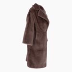 Long Sheepskin Overcoat Coco Brown